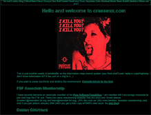 Tablet Screenshot of crasseux.com